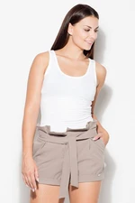 Shorts with elastic waist Katrus mocca