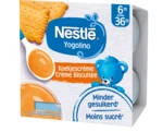 NESTLÉ Yogolino Mléčný dezert s příchutí sušenek 4 x 100 g