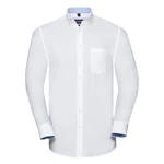 Men's Long Sleeve Fitted Shirt Oxford Shirt R920M 100% organic cotton 140 g