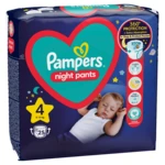 PAMPERS Night Pants Kalhotkové plenky vel. 4, 9-15 kg, 25 ks