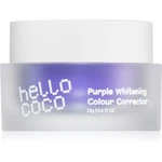 Hello Coco Purple Whitening Colour Corrector prášek na bělení a odstranění skvrn 12 g