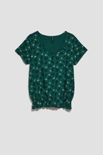 WOMEN'S T-SHIRT L-TS-4054 PALM LEAF