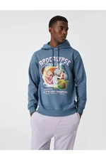 Koton Rick And Morty Sweatshirt Raised Licensed Printed