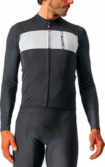 Castelli Prologo 7 Long Sleeve Jersey Light Black/Silver Gray-Ivory XL