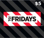 T.G.I. Fridays $5 Gift Card US