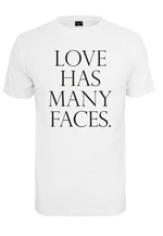 Love has many faces White T-shirt