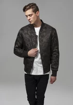 Tonal Camo Bomber Jacket Dark Olive