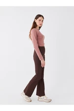 LC Waikiki Women's Extra Tight Fit, Straight Flared Leg Women's Trousers.