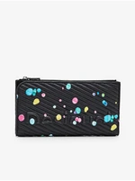 Black Desigual Splatter 23 Ines Women's Patterned Wallet - Ladies