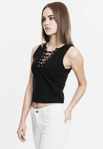 Women's lace top black