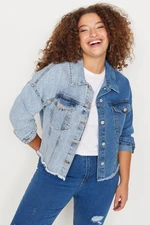 Trendyol Curve Color Block Denim Jacket