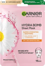 GARNIER Skin Naturals zklidňující textilní maska s výtažkem z heřmánku, 28 g