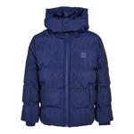 Boys' Puffer Hooded Jacket spaceblue