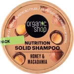 ORGANIC SHOP Výživný tuhý šampón Med a makadamia 60 g