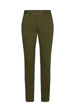 Tommy Hilfiger Nohavice - BLEECKER TH FLEX SATIN CHINO GMD zelené