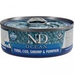 Konzerva N&D Cat Ocean Tuna, Cod, Shrimp & Pumpkin 70g