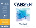 Canson Pad Montval Cold Pressed Carnete de Schițe 41 x 32 cm 200 g Natural White