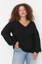 Trendyol Curve Blue Knitwear Sweater