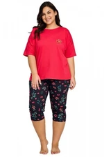 Taro Dora 3168 2XL-3XL L24 Dámské pyžamo 3XL malinová