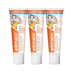 Elmex Dětská zubní pasta Kids Trio 3 x 50 ml