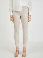 Beige women's trousers ORSAY