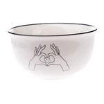 Biała porcelanowa miska ø 13 cm – Dakls