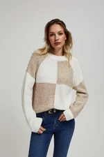 Sweater with a geometric pattern