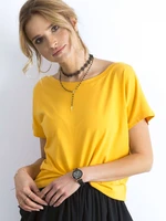 Dámske tričko Fashionhunters V-neck