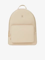 Beige women's backpack Tommy Hilfiger Essential SC Backpack