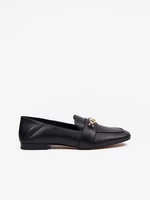 Černé dámské kožené mokasíny Michael Kors Tiffanie Loafer