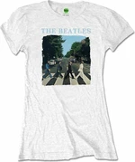 The Beatles Ing Abbey Road & Logo Womens White S