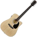 Fender Squier SA-105CE Natural Guitare Dreadnought acoustique-électrique