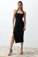 Trendyol Black Fitted Woven Dress