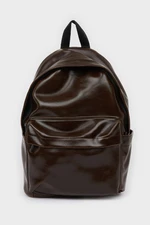 DEFACTO Men's Faux Leather Backpack