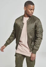 Basic Bomber Jacket Dark Olive