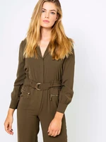 Khaki overal CAMAIEU - Women