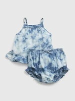 GAP Baby zestaw tie-dye de jeansowy komplet strojów