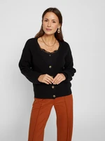 Black Cardigan Pieces Karie - Women's