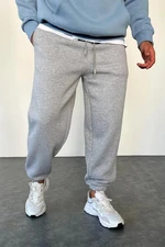 84184 Dewberry 3 Thread Mens Sweatpants-GREY