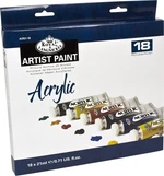 Royal & Langnickel ACR21-18 Set of Acrylic Paints 12 x 21 ml 18 pcs