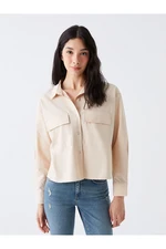 LC Waikiki Lcw Plain Long Sleeve Oversize Women's Shirt