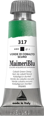 Maimeri Blu Aquarellfarbe Cobalt Green Deep 317 12 ml 1 Stck