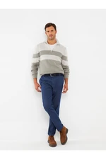 LC Waikiki Men's High Neck Long Sleeve Color Block Knitwear Sweater