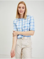 Light blue Checkered Cardigan ORSAY - Ladies