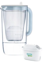 BRITA Brita Skleněná konvice 2,5l  sv. modrá