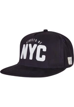 Street NYC Navy Cap/White