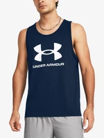 Under Armour UA Sportstyle Logo Tílko Modrá