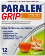 PARALEN Grip Horký nápoj pomeranč a zázvor 12 sáčků