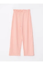 LC Waikiki Basic Wide Leg Girls' Trousers with Elastic Waist