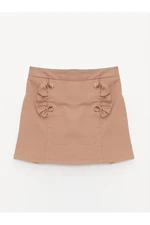 LC Waikiki Girl's Short Skirt with Elastic Waist